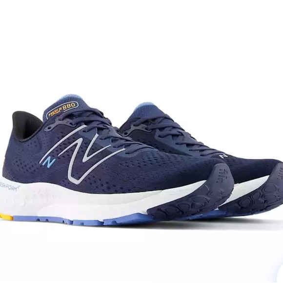 New Balance Men's Fresh Foam X 880v13 Running Shoes Blue - Picture 4 of 8